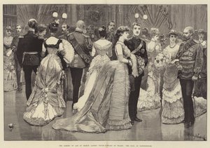 Dospívání prince Alberta Victora Edwarda z Walesu, ples v Sandringhamu